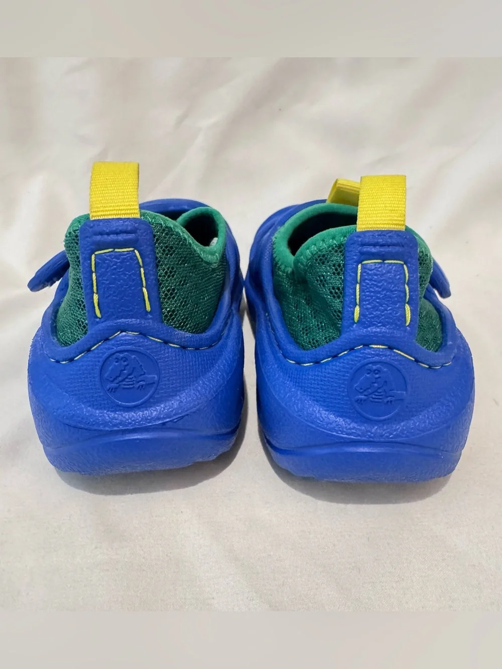 Crocs Kids Swiftwater Splash Little Kid Size C8 Green Ivy & Blue Waterproof Boys
